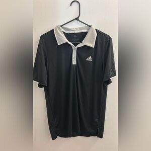 Adidas Men's Polo Shirt in Black and White